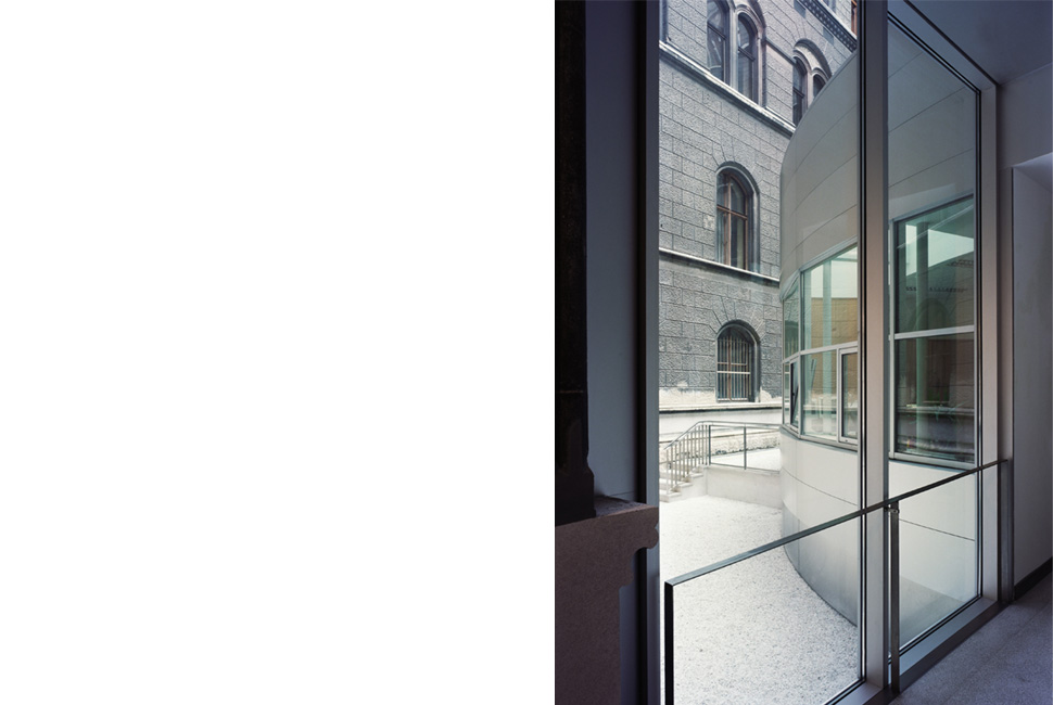 Zubau eines Büropavillons im Wiener Rathaus